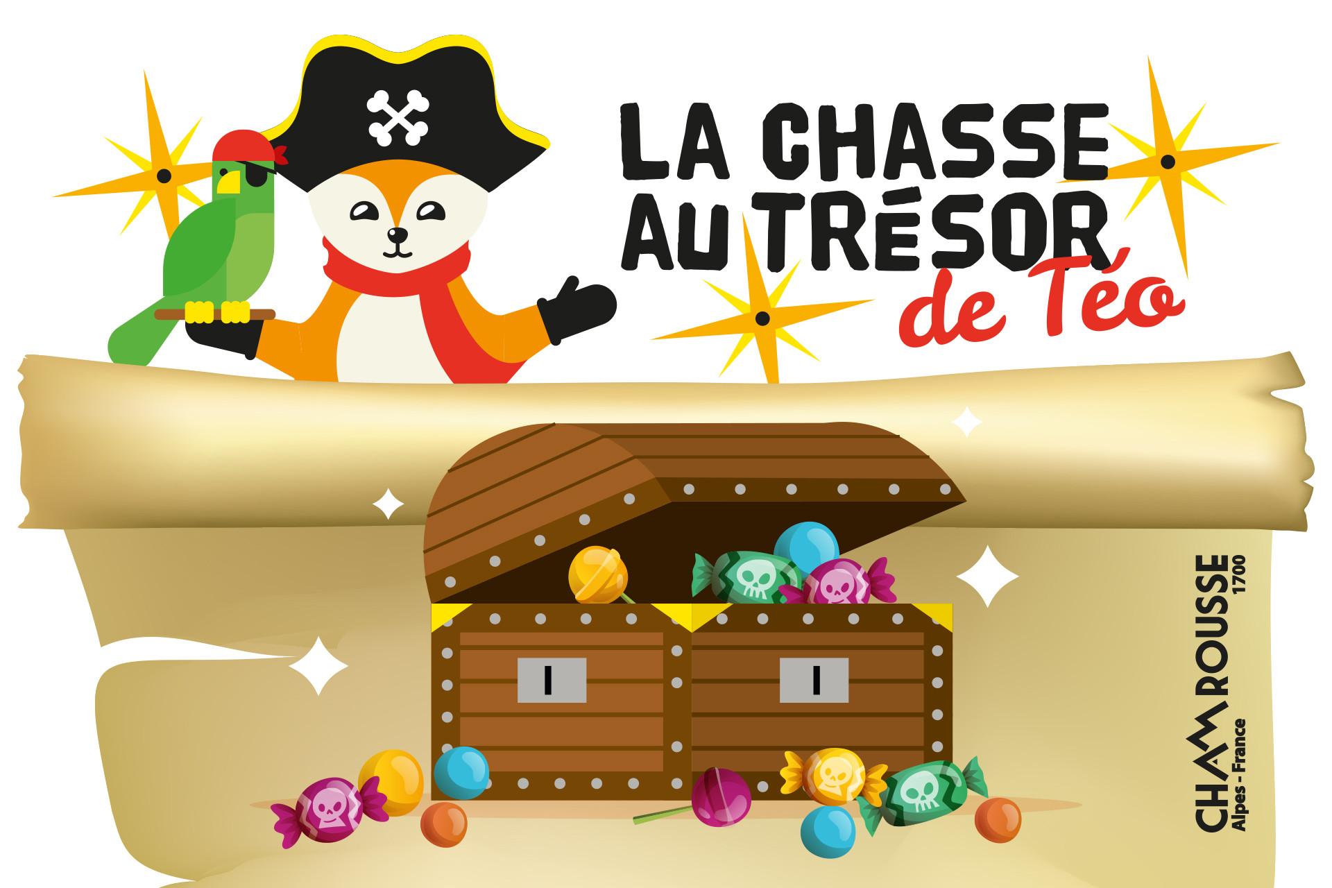 Chamrousse Téo treasure hunt map Chamrousse Téo treasure hunt map