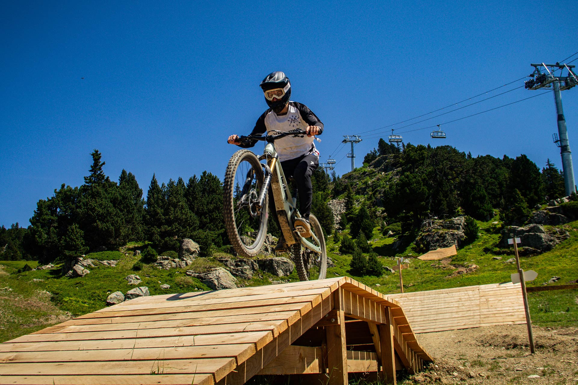 Zone ludique VTT trial Chamrousse