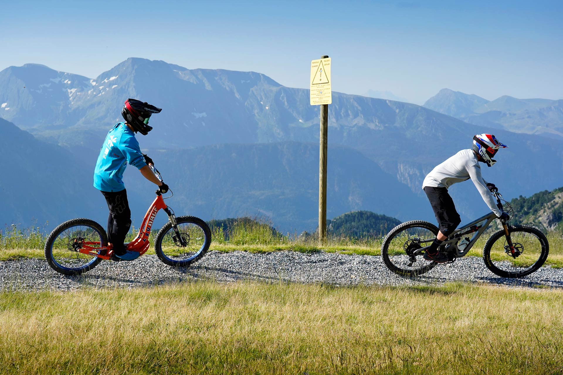 Mountainbike-Piste Blanchon Bike Park Chamrousse