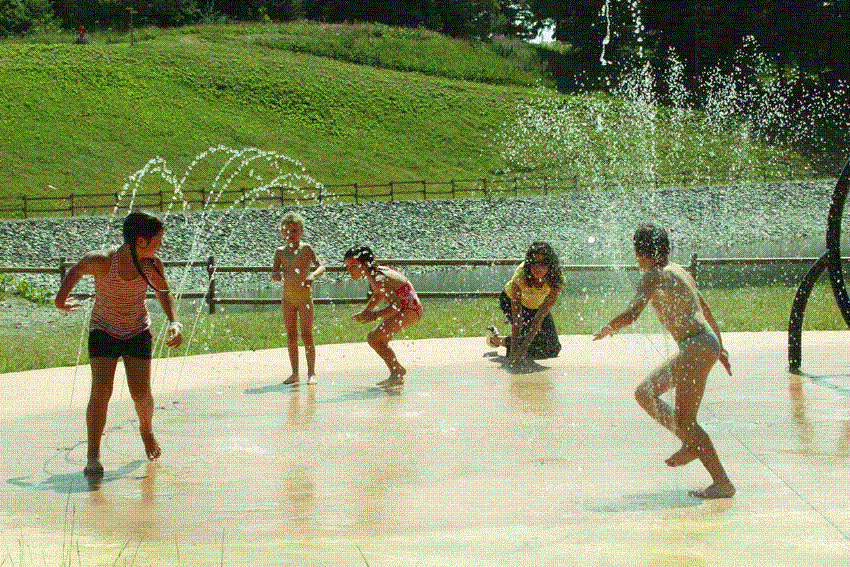 Wasserspiele Station Chamrousse