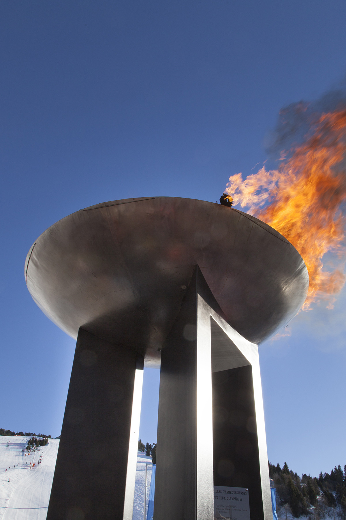 Chamrousse Olympic cauldron