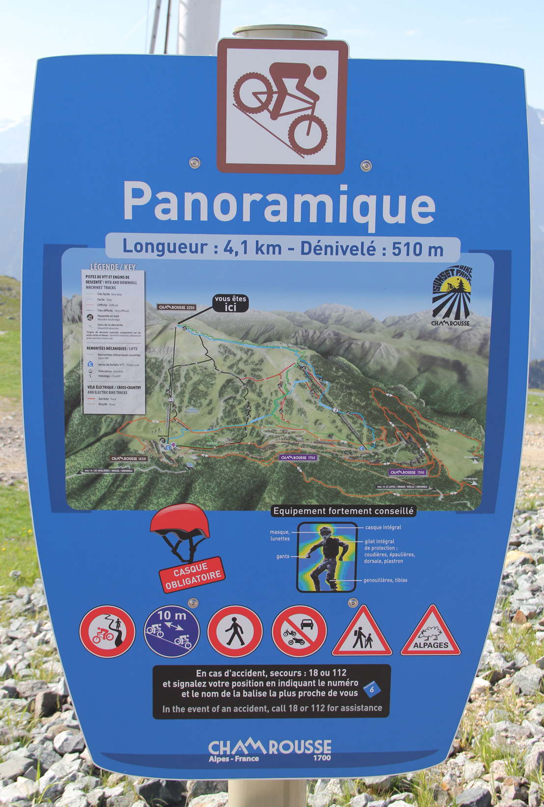 Chamrousse Panoramique MTB track