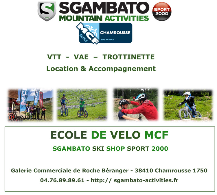 Ecole de vélo MCF de Chamrousse « Sgambato Mountain Activities »