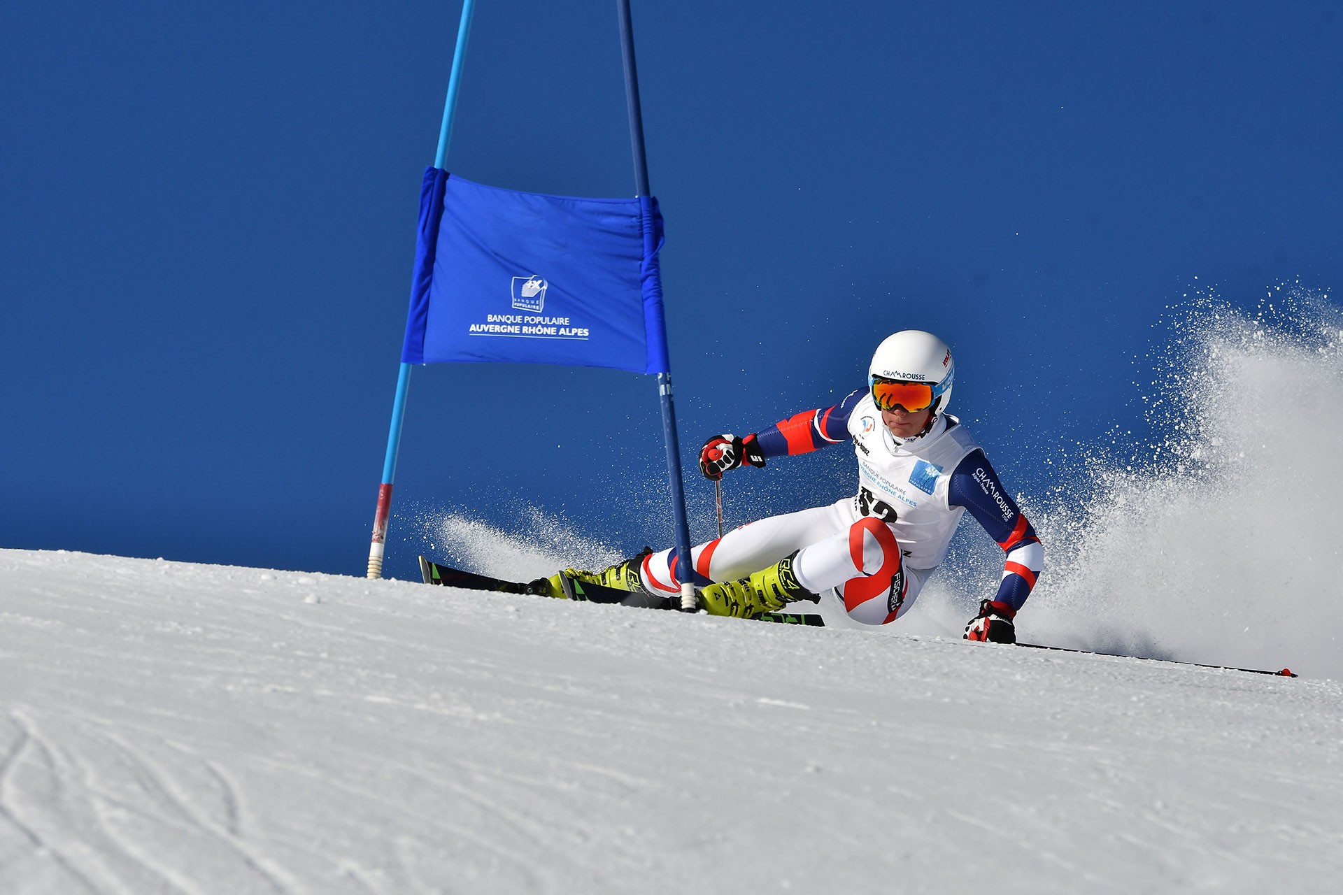 Chamrousse champion alban elezi cannaferina ski alpin slalom station montagne ski isère france