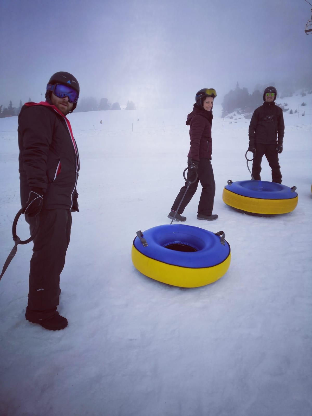 Chamrousse blog experience snowtubing tube park snow rubber ring mountain ski resort isere french alps france