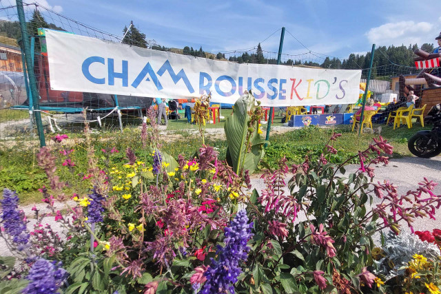 Chamrousse Kids inflatable playground summer Chamrousse