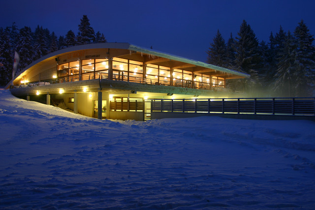 Photo restaurant le Bachat en hiver