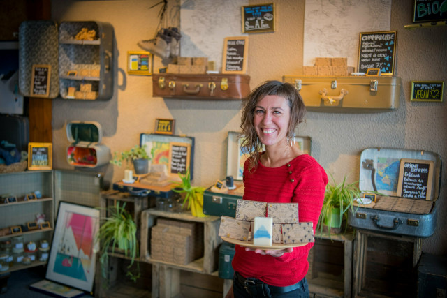 Laurie, Doux Voyage soap-maker