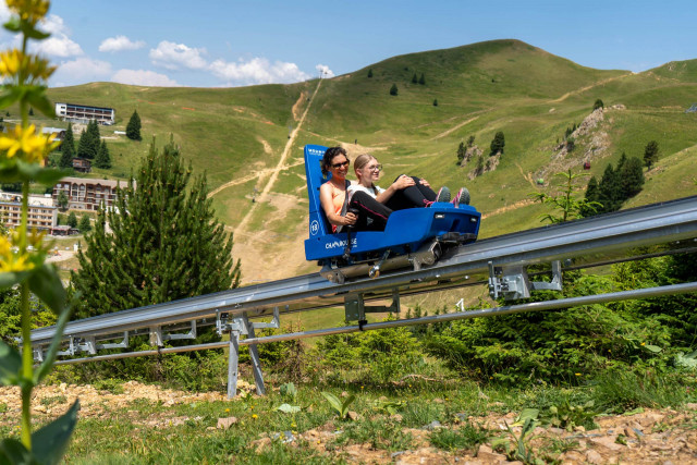 Photo Luge Coaster (luge sur rail) - Luge Park Chamrousse - © CH - OT Chamrousse Photo Luge Coaster (luge sur rail) - Luge Park Chamrousse