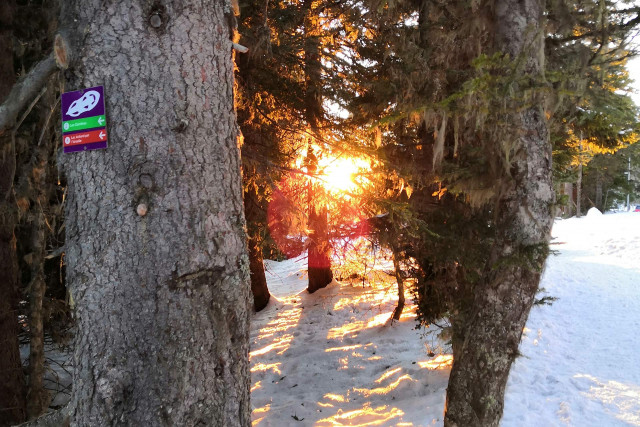Lac Achard par Clairière Schneeschuhpfad Chamrousse