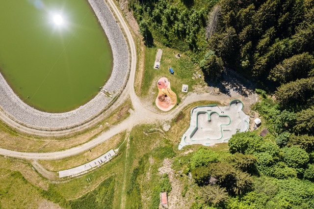 Fun area of la grenouillère Chamrousse