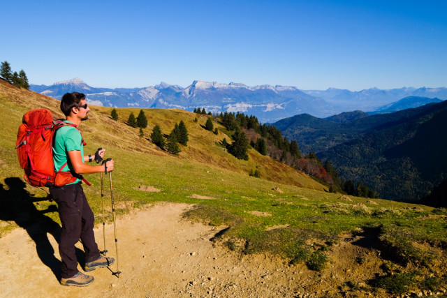 Blick auf das Tal von Grenoble