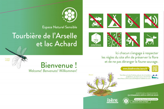 Chamrousse Arselle peat bog and Achard lake