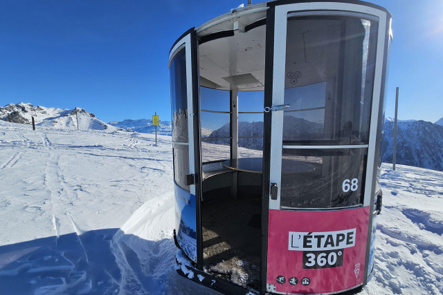 Cabine espace pique-nique / pause 