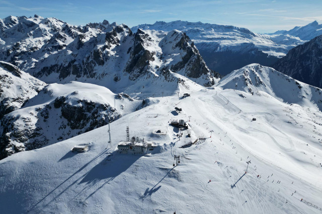 Photo Panoramic Park Croix de Chamrousse hiver Photo Panoramic Park Croix de Chamrousse hiver