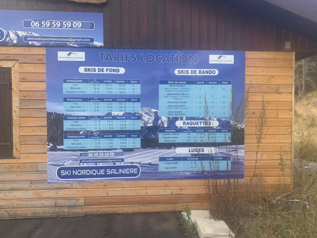 Tarifs - © Frédéric. A Tarifs