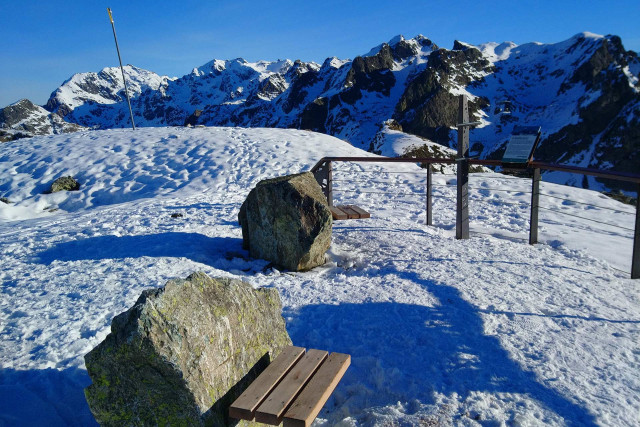 Belvédère Oisans de la Croix de Chamrousse - © SD - OT Chamrousse Belvédère Oisans de la Croix de Chamrousse