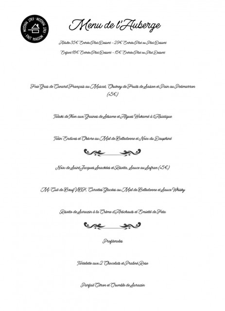 Restaurant l'Auberge du Virage_Chamrousse - © Auberge du Virage Restaurant l'Auberge du Virage_Chamrousse