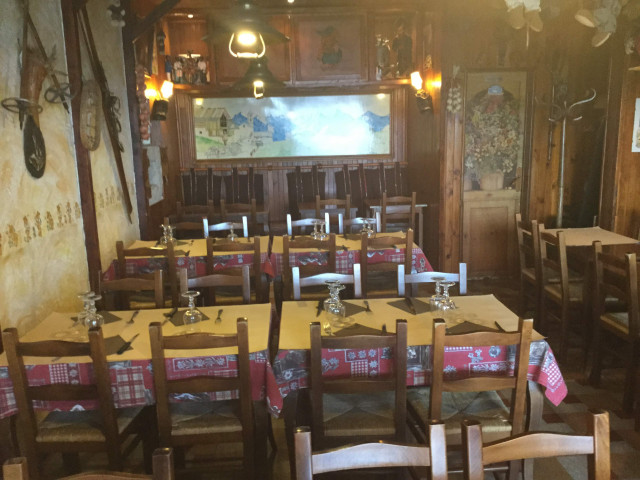 The dining room