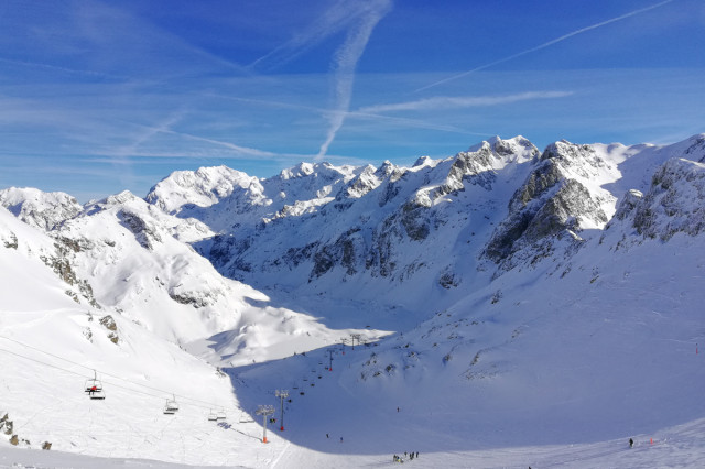 Robert winter lakes under the snow Chamrousse