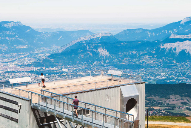 Rooftop Grésivaudan Aussichtspunkt Croix Chamrousse