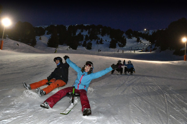 Snooc en nocturne à Chamrousse - © Fred Guerdin - Chamrousse Snooc en nocturne à Chamrousse