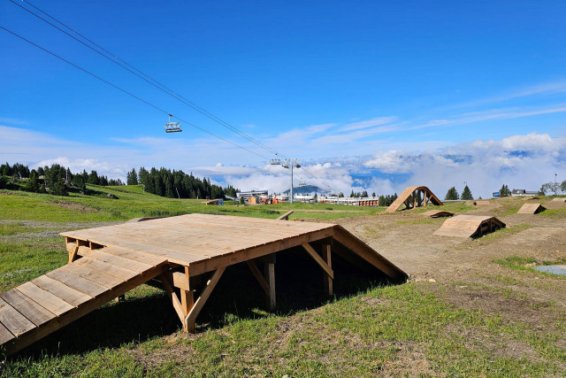 Chamrousse mountain bike trial zone