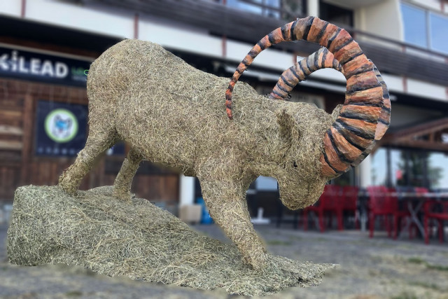 Sculpture mouflon Chamrousse