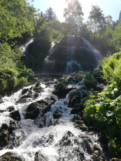 Oursière waterfall