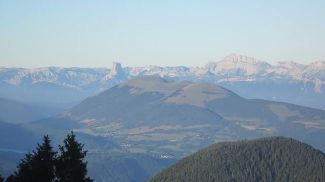 Panoramablick vom Croix de Chamrousse