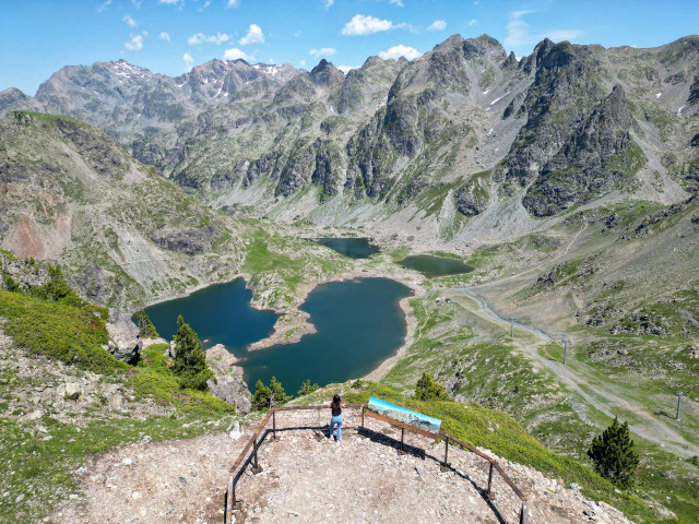 Chamrousse panoramic park beveldere belledonne view lakes robert summer mountain resort grenoble isere french alps france