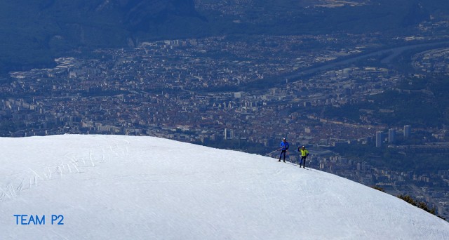 Chamrousse champion team p2 nicolas perrier david picard ski fond sportif ski vélo trail station montagne isère alpes france