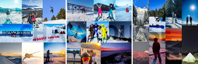 Photos Instagram Chamrousse hiver 2022-2023
