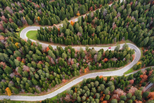 Chamrousse road acces mountain resort grenoble belledonne isere french alps france