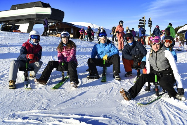 Chamrousse blog experience snooc test Sledging Park mountain ski resort isere french alps france