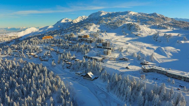 Chamrousse mountain ski resort grenoble isere french alps france