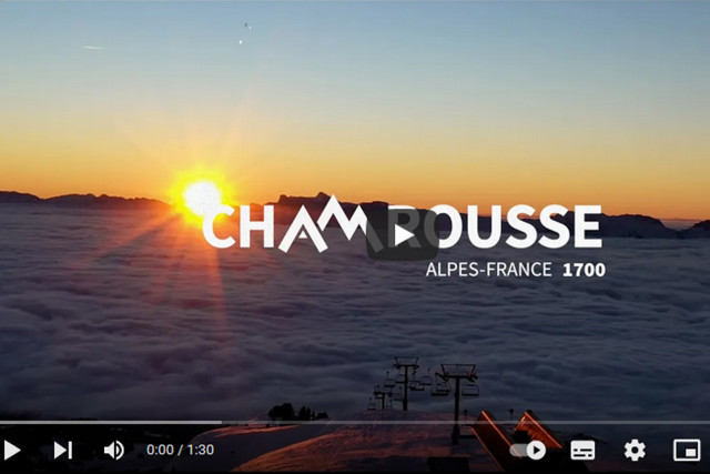 Chamrousse vidéo vacances ski hiver station montagne grenoble isère alpes france