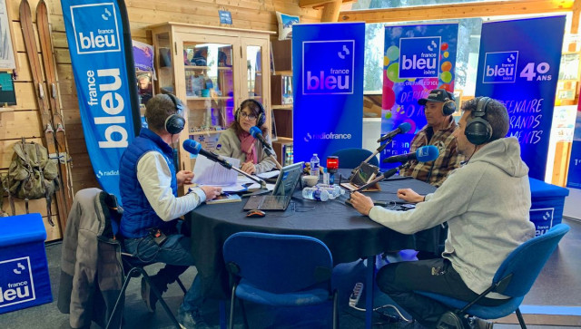 Chamrousse émission radio direct France Bleu Isère live station ski montagne grenoble isère alpes france