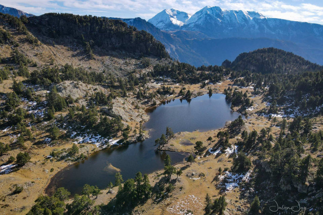 Chamrousse spring may june lac achard mountain resort belledonne grenoble isere french alps france