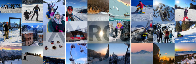 Chamrousse montage photo instagram memories facebook hiver 2025-2026 station ski montagne grenoble isère alpes france