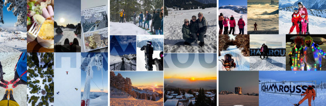 Chamrousse montage photo instagram memories facebook hiver 2025-2026 station ski montagne grenoble isère alpes france