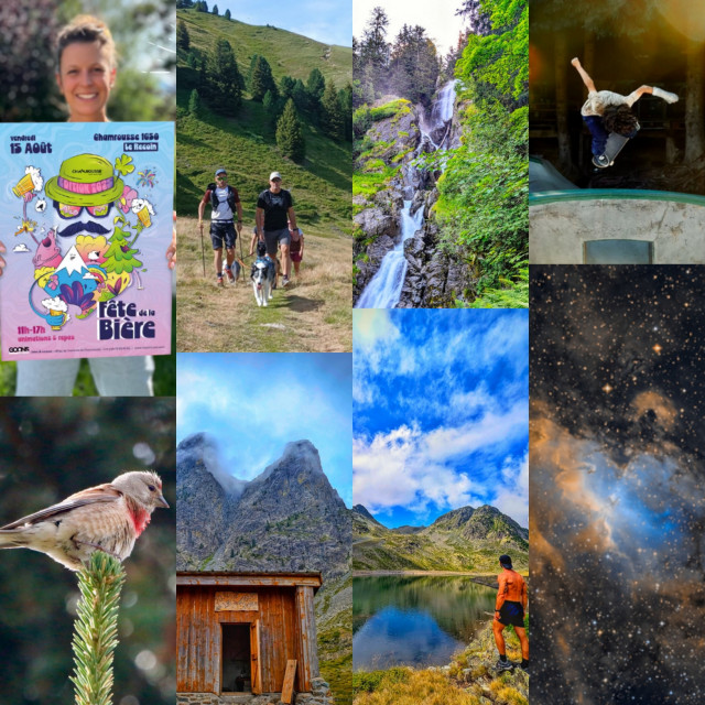Chamrousse photo montage Instagram memories facebook august 2025 mountain resort grenoble isère french alps france