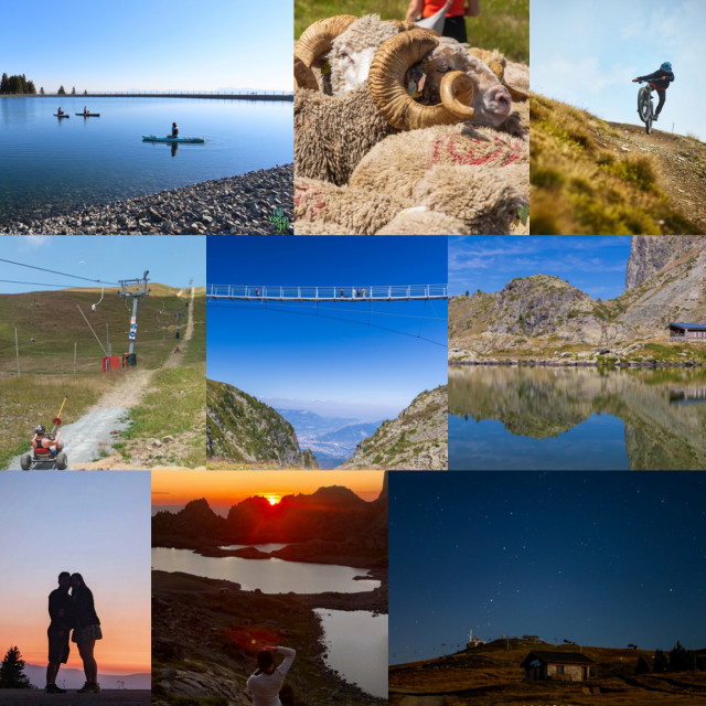 Chamrousse photo montage Instagram memories facebook august 2025 mountain resort grenoble isère french alps france