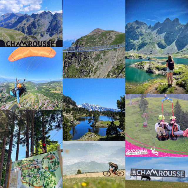 Chamrousse photo montage Instagram memories facebook july 2025 mountain resort grenoble isère french alps france