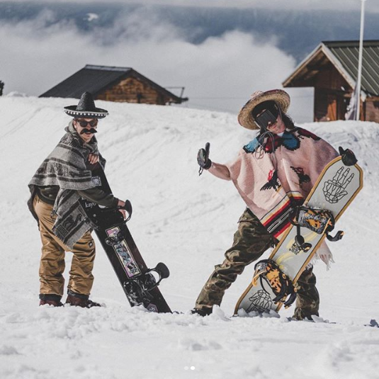 Chamrousse photo insolite mexique snowboard hiver station montagne ski grenoble isère alpes france