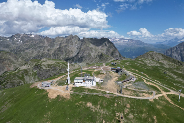 Chamrousse panoramic park cross summit summer mountain resort grenoble belledonne isère alpes france