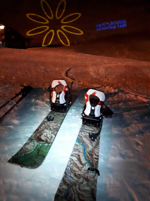 Chamrousse Rossignol splitboard ski touring mountain ski resort isere french alps france