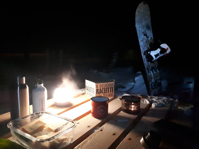 Chamrousse raclette cheese ski touring splitboard mountain ski resort french alps france