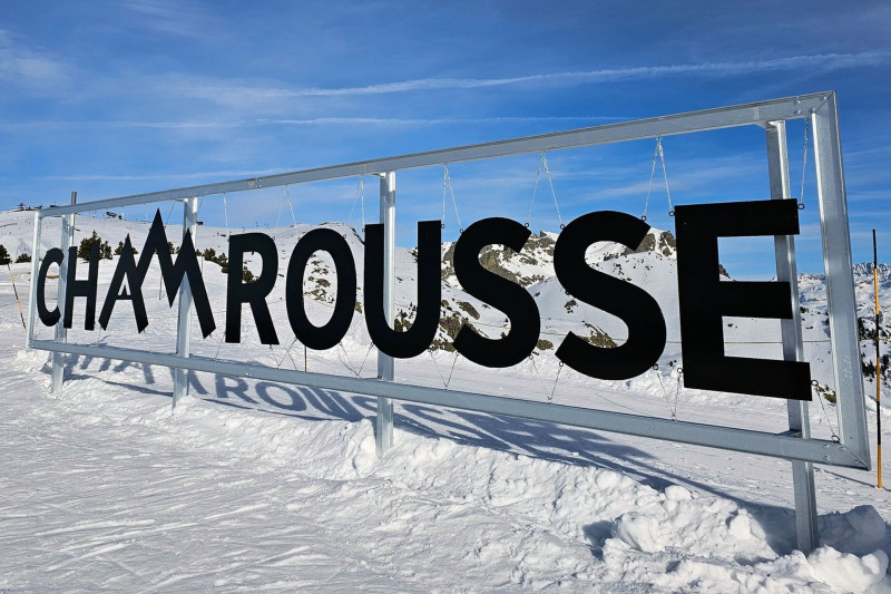 Fotopunkt Briefe Chamrousse