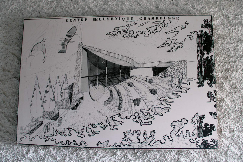 Map of the old Chamrousse ecumenical center